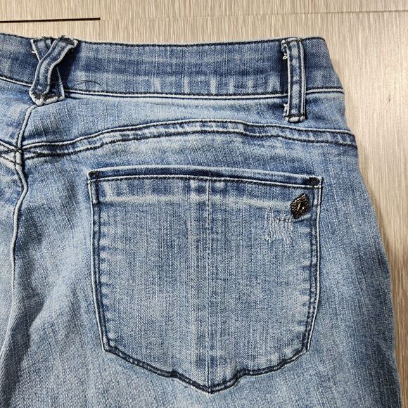 Democracy Jeans Womens 10 Blue Straight Ab Solution Stretch Medium Denim - Picture 9 of 12